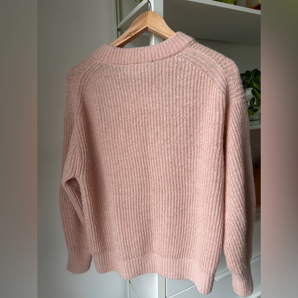 Everlane Pink Ribbed Women's Sweater - Picture 6 of 9